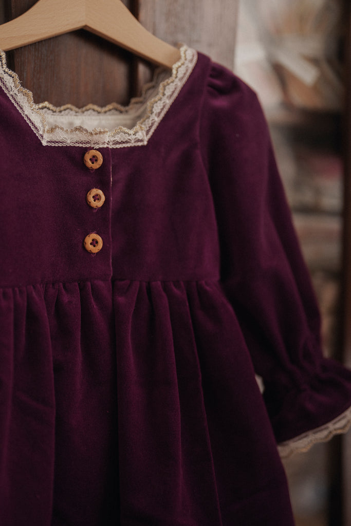 Royal Velvety Dress ~ Christmas Edition (2-3yo)