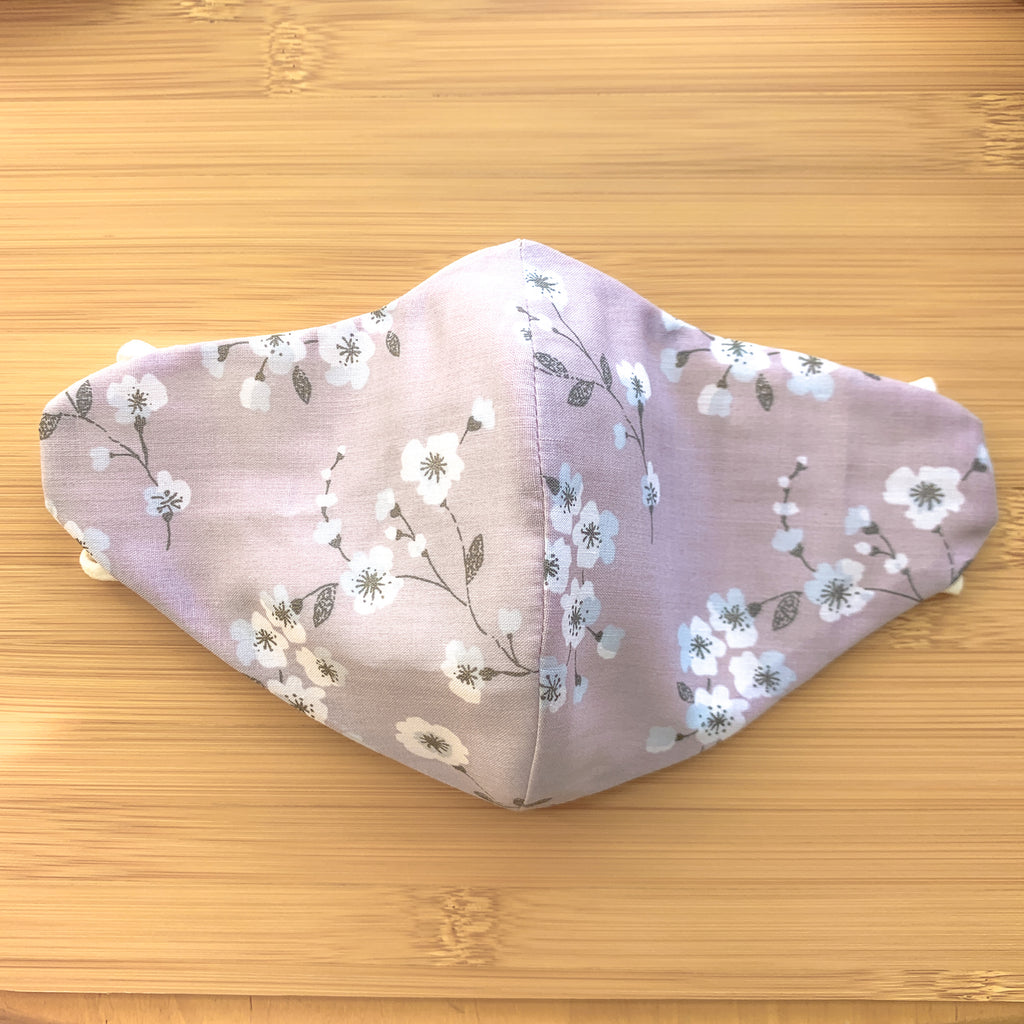 Sustainable Mask for Adult (Ladies) ~ Lilac Floral