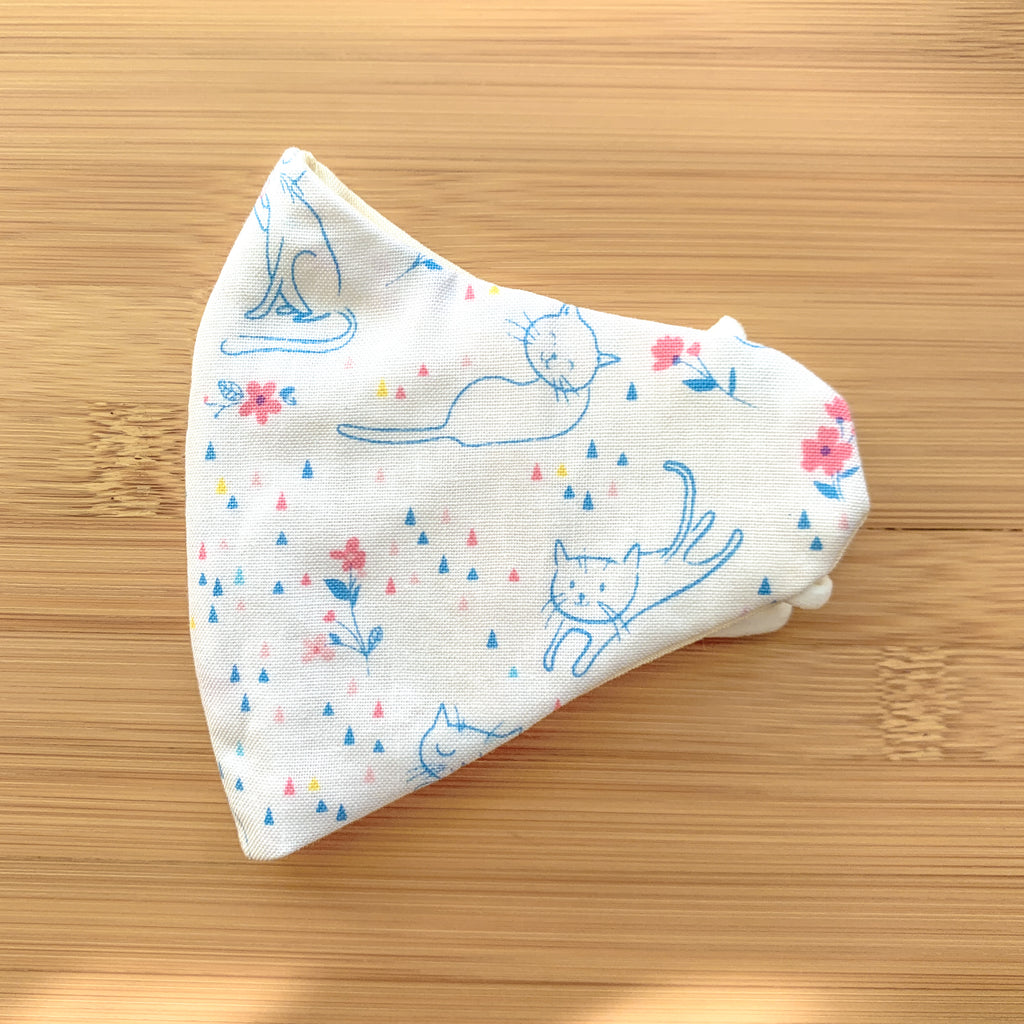 Sustainable Mask for Kids (Girls) ~ Dainty Cats