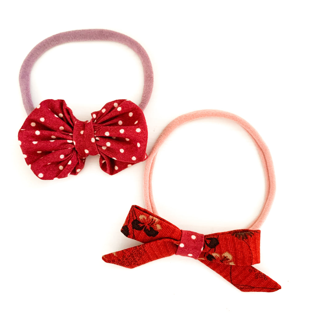 Rosette Soft Headbands Set | CNY Edition