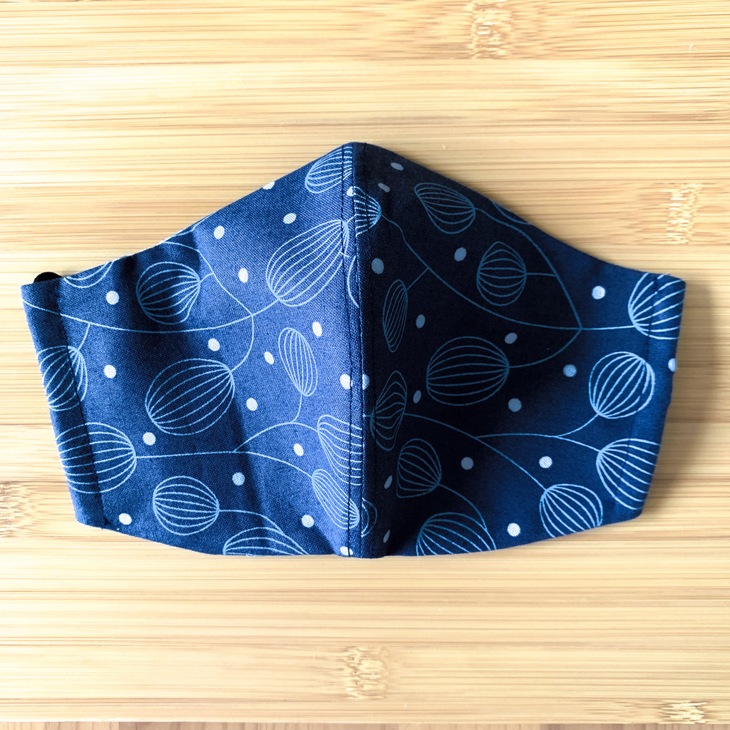 Sustainable Mask for Kids (Boys) ~ Blue Circles
